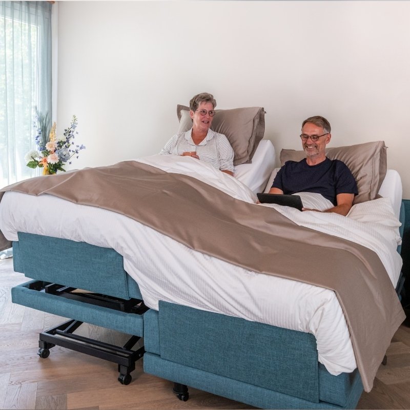 Een heerlijk elektrisch verstelbaar bed