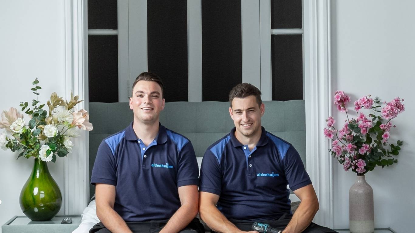 Bezorger bij Aldenhuijsen